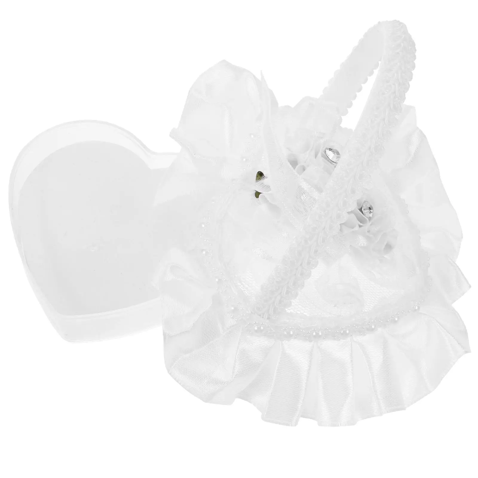 Lace Ring Pillow Pillows with Handle Jewelry Girl Engagement Satin Holder for Wedding Man
Lace Ring Pillow Pillows with Handle Jewelry Girl Engagement Satin Holder for Wedding Man