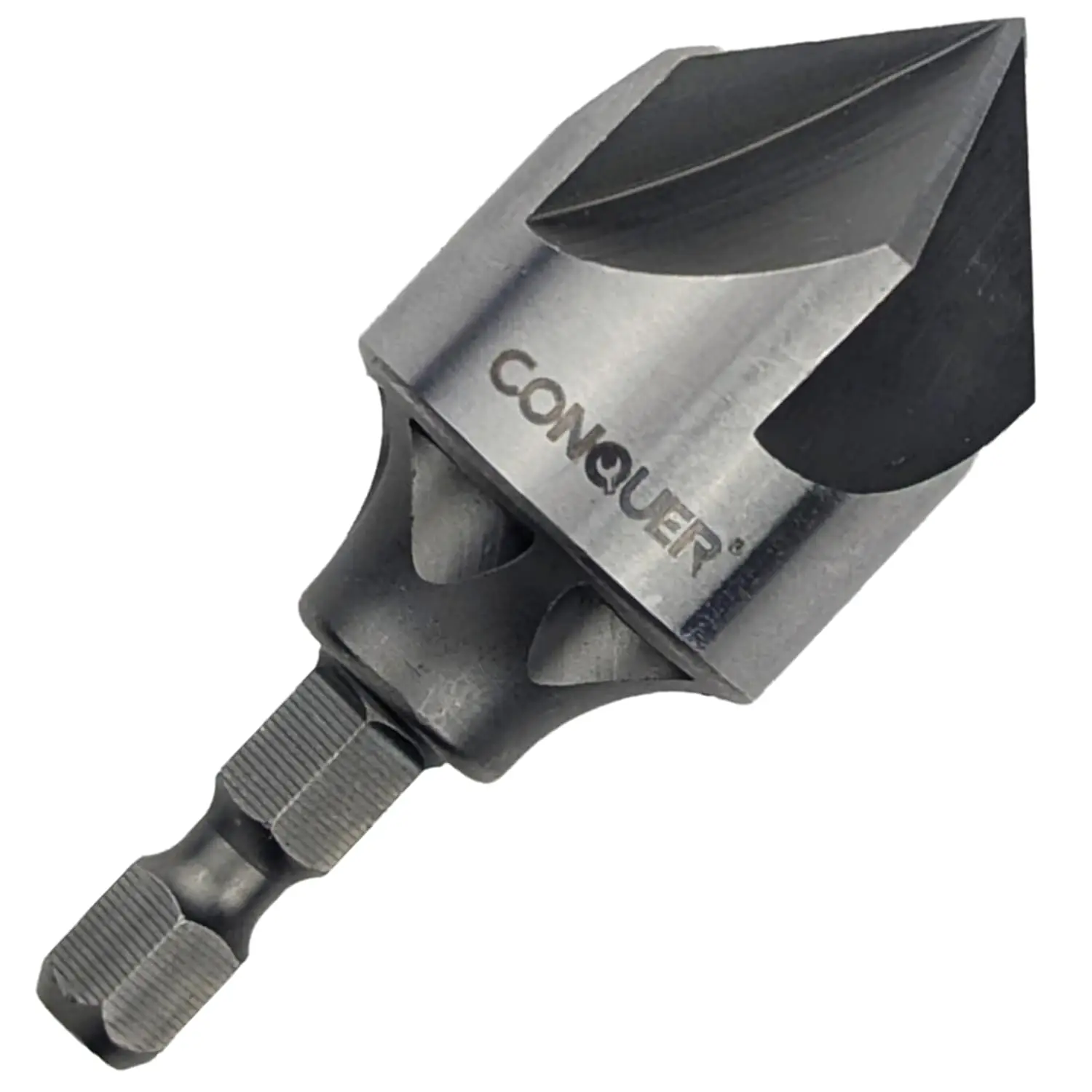 5 Flute 87 Degree Countersink Drill Bit Set 1/4" Hex Shank 5/32~29/32" Beveling Chamfer Tool for Metal Holes
5 Flute 87 Degree Countersink Drill Bit Set 1/4" Hex Shank 5/32~29/32" Beveling Chamfer Tool for Metal Holes