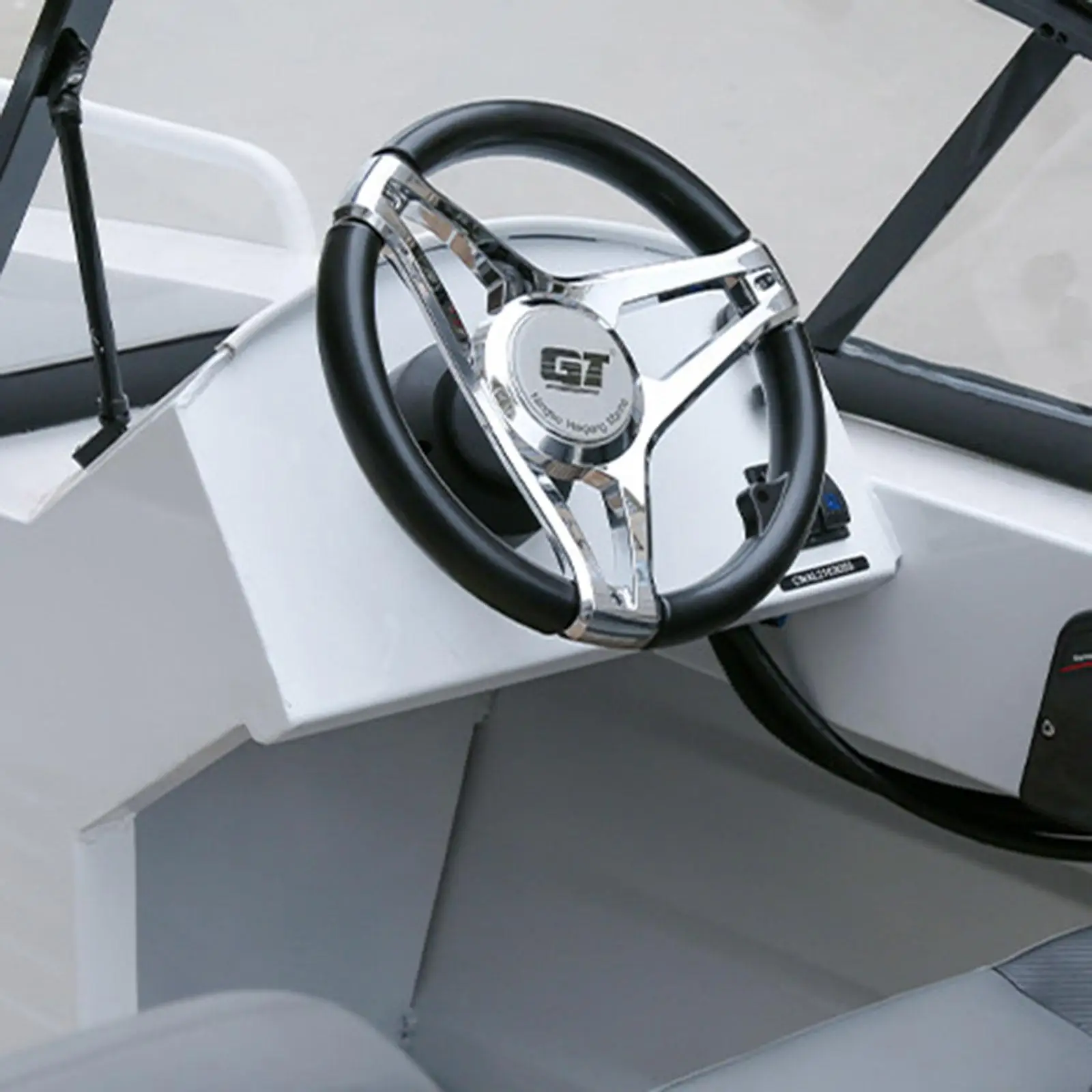 13.4inch Marine Steering Wheel Anti Slip Premium Nylon Boat Steering Accessory Stable Direction for Waterborne Vehicles
13.4inch Marine Steering Wheel Anti Slip Premium Nylon Boat Steering Accessory Stable Direction for Waterborne Vehicles