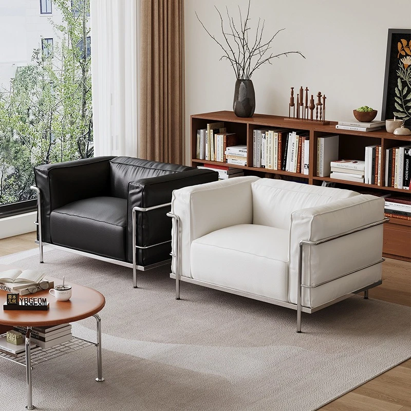 Leather sofa, medieval bag lazy leisure living room office single sofa
Leather sofa, medieval bag lazy leisure living room office single sofa