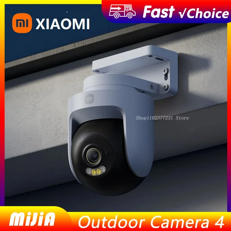 НОВАЯ умная уличная камера Xiaomi 4, 8 мегапикселей, качество изображения 4K, обнаружение людей с искусственным интеллектом, 360° ° PTZ Полноцветное ночное видение IP66 
НОВАЯ умная уличная камера Xiaomi 4, 8 мегапикселей, качество изображения 4K, обнаружение людей с искусственным интеллектом, 360° ° PTZ Полноцветное ночное видение IP66