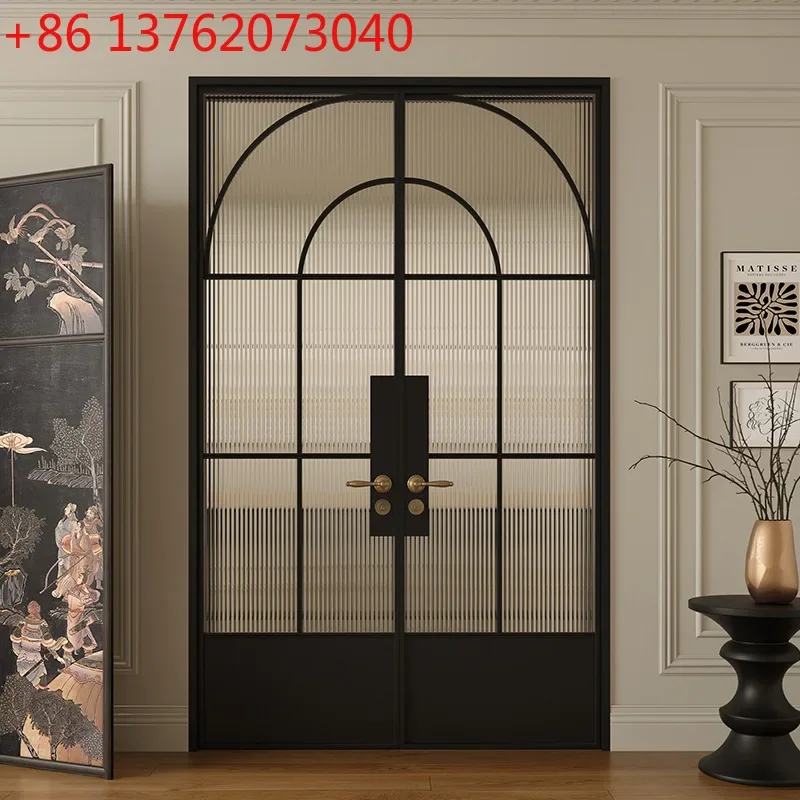 Customized aluminum alloy French bathroom door window Changhong glass semi-partition bathroom retro old steel window door
Customized aluminum alloy French bathroom door window Changhong glass semi-partition bathroom retro old steel window door