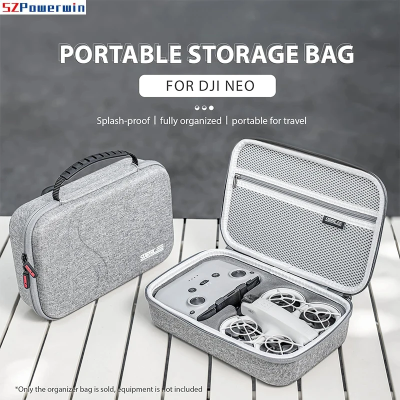 Чехол для переноски, дорожная сумка на плечо для DJI Neo Fly, больше комбинированных аксессуаров для дронов, сумка для хранения, портативная сумка-коробка RC-N1/N2/N3
Чехол для переноски, дорожная сумка на плечо для DJI Neo Fly, больше комбинированных аксессуаров для дронов, сумка для хранения, портативная сумка-коробка RC-N1/N2/N3