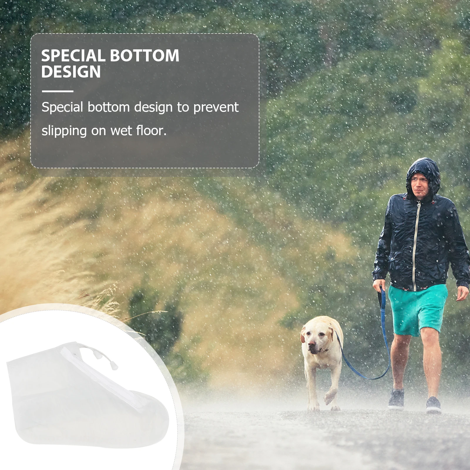 Pvc Thickened Sole Non-Skid Shoes Cover Pair Waterproof Rainproof Overshoes Boots Protector for Outdoor Fishing Camping Walking
Pvc Thickened Sole Non-Skid Shoes Cover Pair Waterproof Rainproof Overshoes Boots Protector for Outdoor Fishing Camping Walking