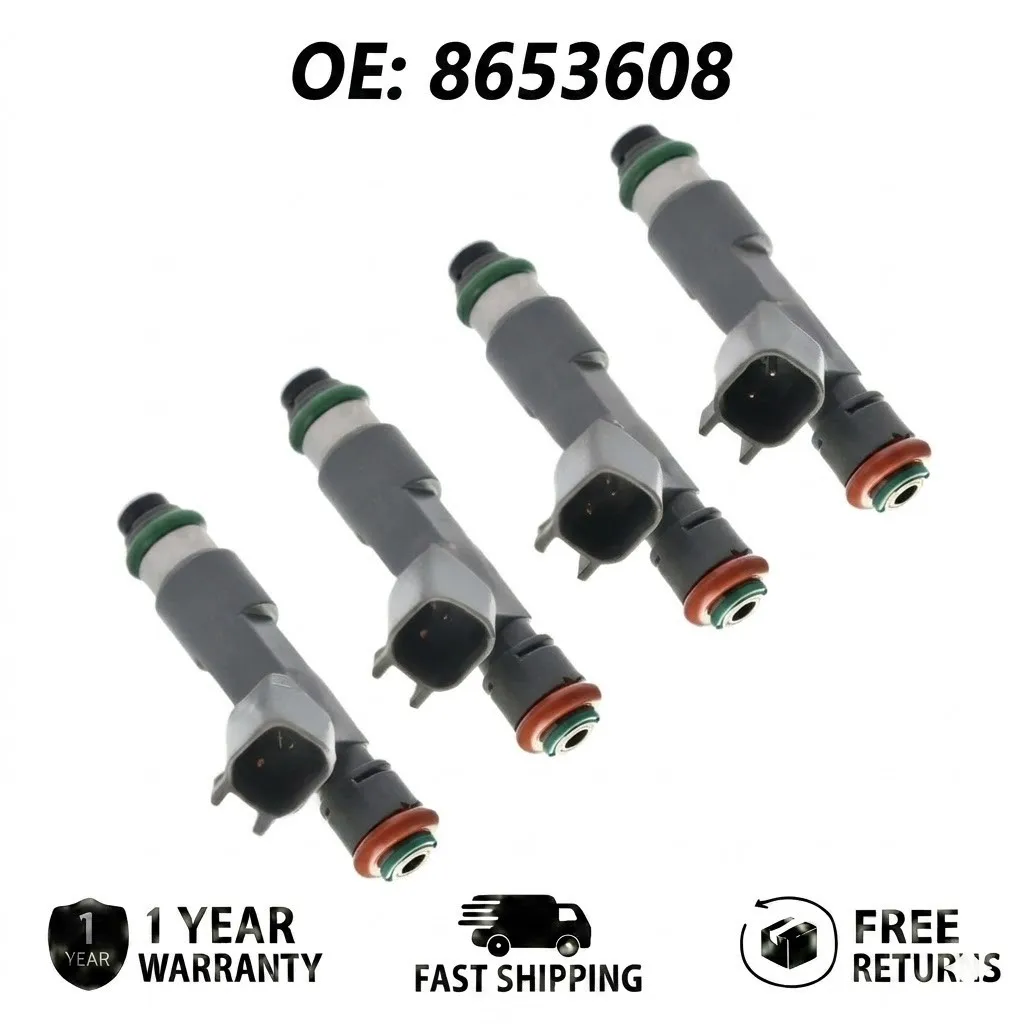 4pcs Fuel Injectors for 2007-2011 Saab 9-3 2.0L, Replacement Part 55559397 8653608, Engine Nozzle Set, High Performance
4pcs Fuel Injectors for 2007-2011 Saab 9-3 2.0L, Replacement Part 55559397 8653608, Engine Nozzle Set, High Performance