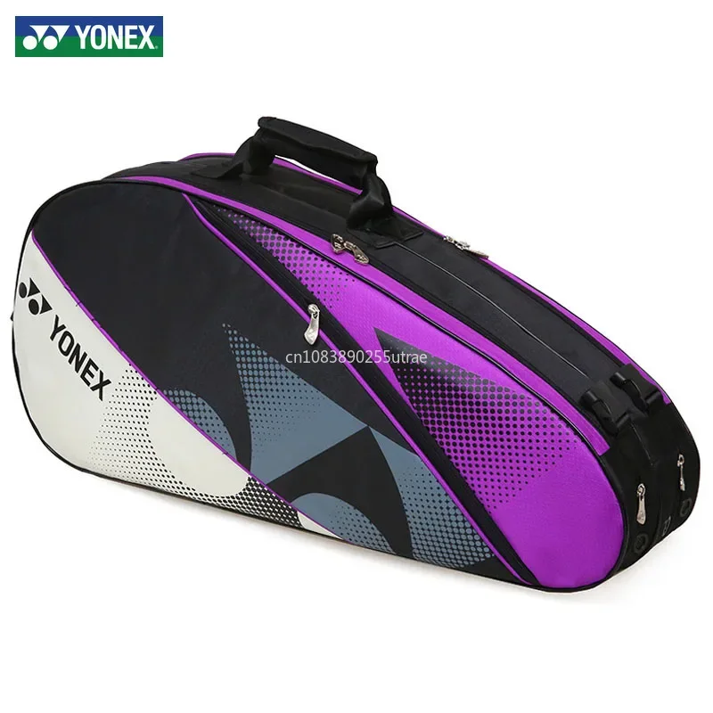 YONEX Original Genuine Badminton Bag Unisex Fashion Tennis Sports Backpack with Shoe Compartment Hold Most Badminton Accessories
YONEX Original Genuine Badminton Bag Unisex Fashion Tennis Sports Backpack with Shoe Compartment Hold Most Badminton Accessories