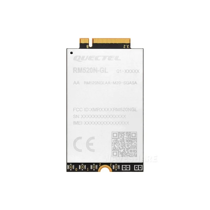 RM520N-GL IoT 5G Global Band Module, 5G Sub-6G Module, M.2 Form Factor With 3GPP 5G Release 16 Specification
RM520N-GL IoT 5G Global Band Module, 5G Sub-6G Module, M.2 Form Factor With 3GPP 5G Release 16 Specification