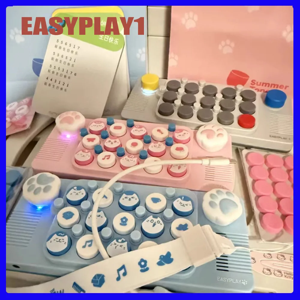 Easyplay карманная мини-музыкальная клавиатура портативное электронное пианино интеллектуальное 1600 мАч миди-пианино игрушка настраиваемая музыкальная карта прочная
Easyplay карманная мини-музыкальная клавиатура портативное электронное пианино интеллектуальное 1600 мАч миди-пианино игрушка настраиваемая музыкальная карта прочная
