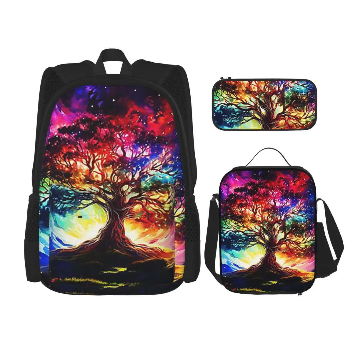 Tree Of Life Art Backpacks Boys Girls Bookbag School Bags Kids Rucksack Lunch Bag Pen Bag Three-Piece Set
Tree Of Life Art Backpacks Boys Girls Bookbag School Bags Kids Rucksack Lunch Bag Pen Bag Three-Piece Set