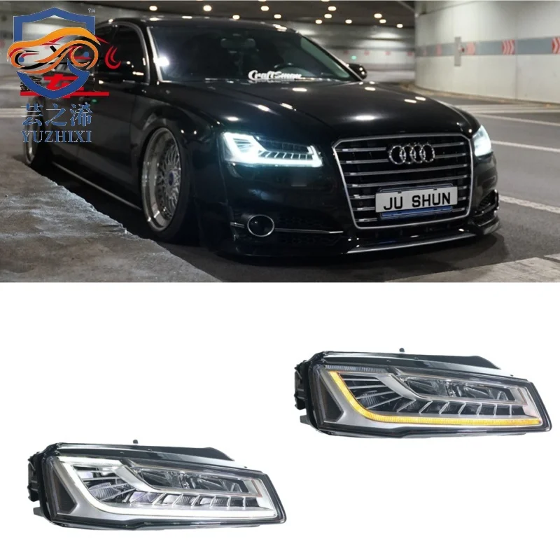 XCH Headlight assemblies for 2011-2017 Audi A8 models Upgraded high-spec LED daytime running lights and turn signals headlights
XCH Headlight assemblies for 2011-2017 Audi A8 models Upgraded high-spec LED daytime running lights and turn signals headlights