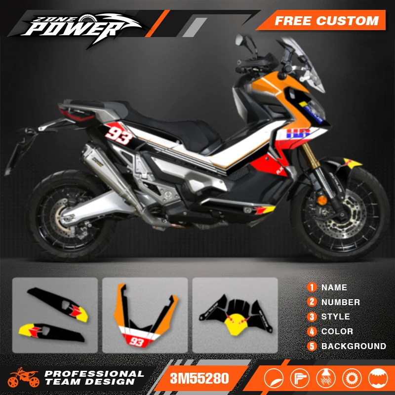 Powerzone Motorcycle Graphic Decal Stickers Kits For Honda X-ADV750 2017 2018 2019 2020 Number Name Customize 01
Powerzone Motorcycle Graphic Decal Stickers Kits For Honda X-ADV750 2017 2018 2019 2020 Number Name Customize 01