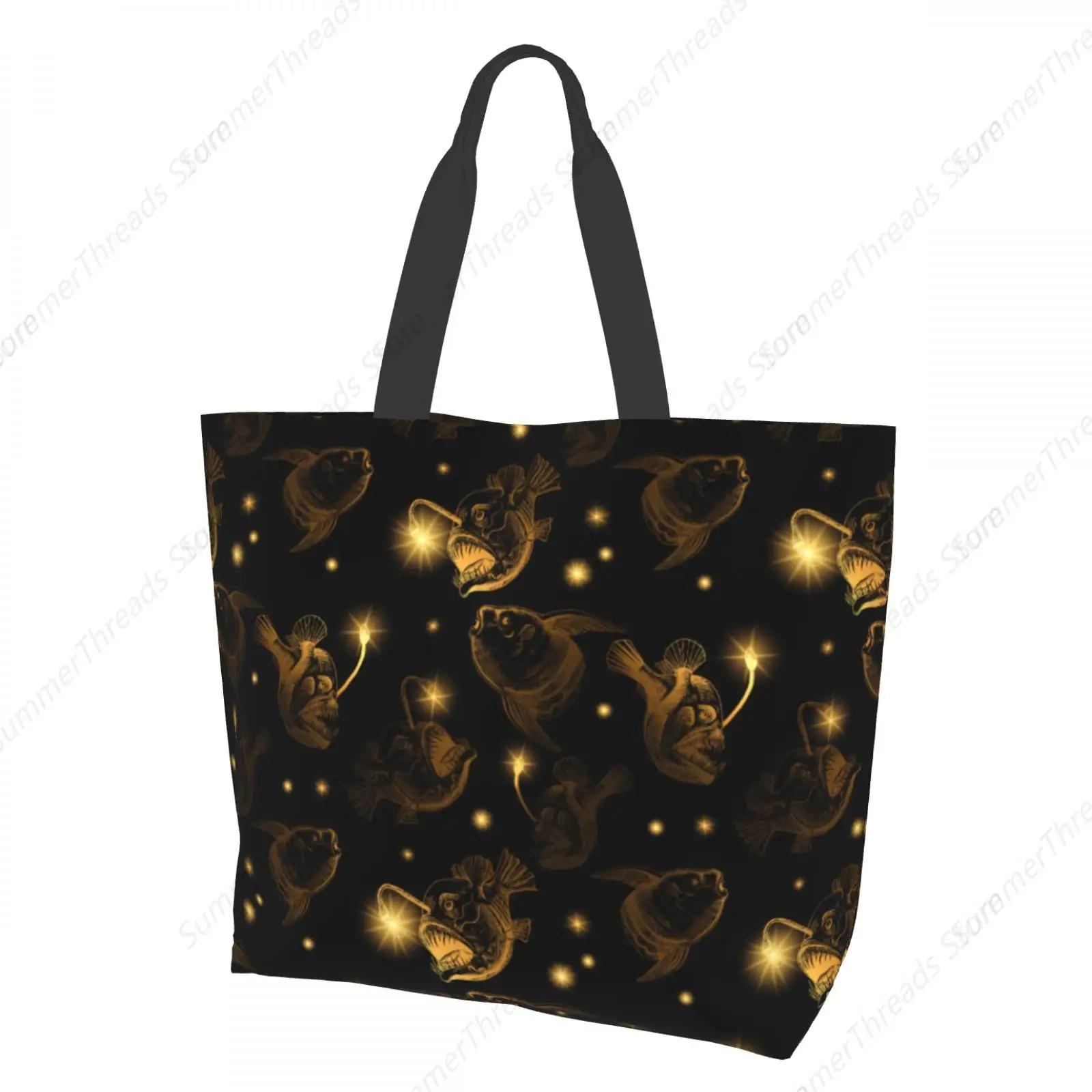 Anglerfish Glow Tote Bag for Women Large Print Bags Portable Beach Bag Reusable Grocery Bags Waterproof
Anglerfish Glow Tote Bag for Women Large Print Bags Portable Beach Bag Reusable Grocery Bags Waterproof