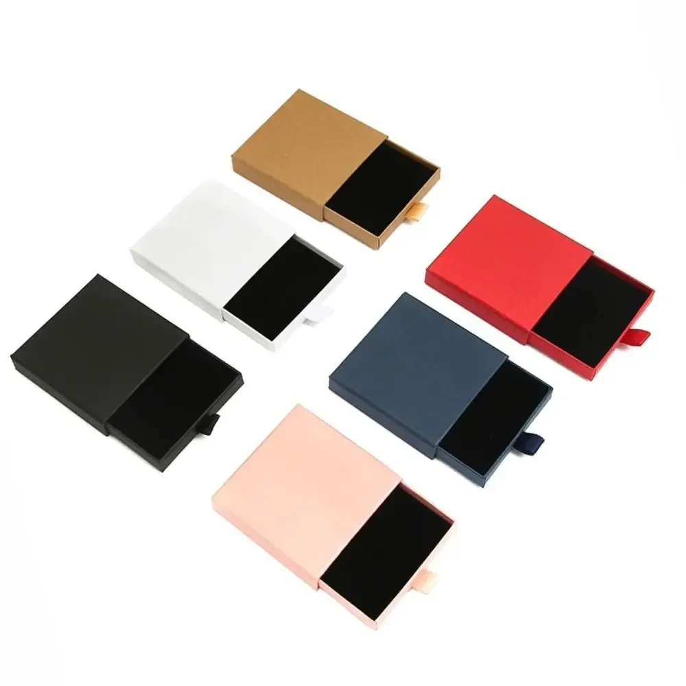 Thick Cardboard Jewelry Packaging Box Kraft Paper Sponge Inside Drawer Jewelry Box Necklace Earrings Jewelry Display Case 
Thick Cardboard Jewelry Packaging Box Kraft Paper Sponge Inside Drawer Jewelry Box Necklace Earrings Jewelry Display Case