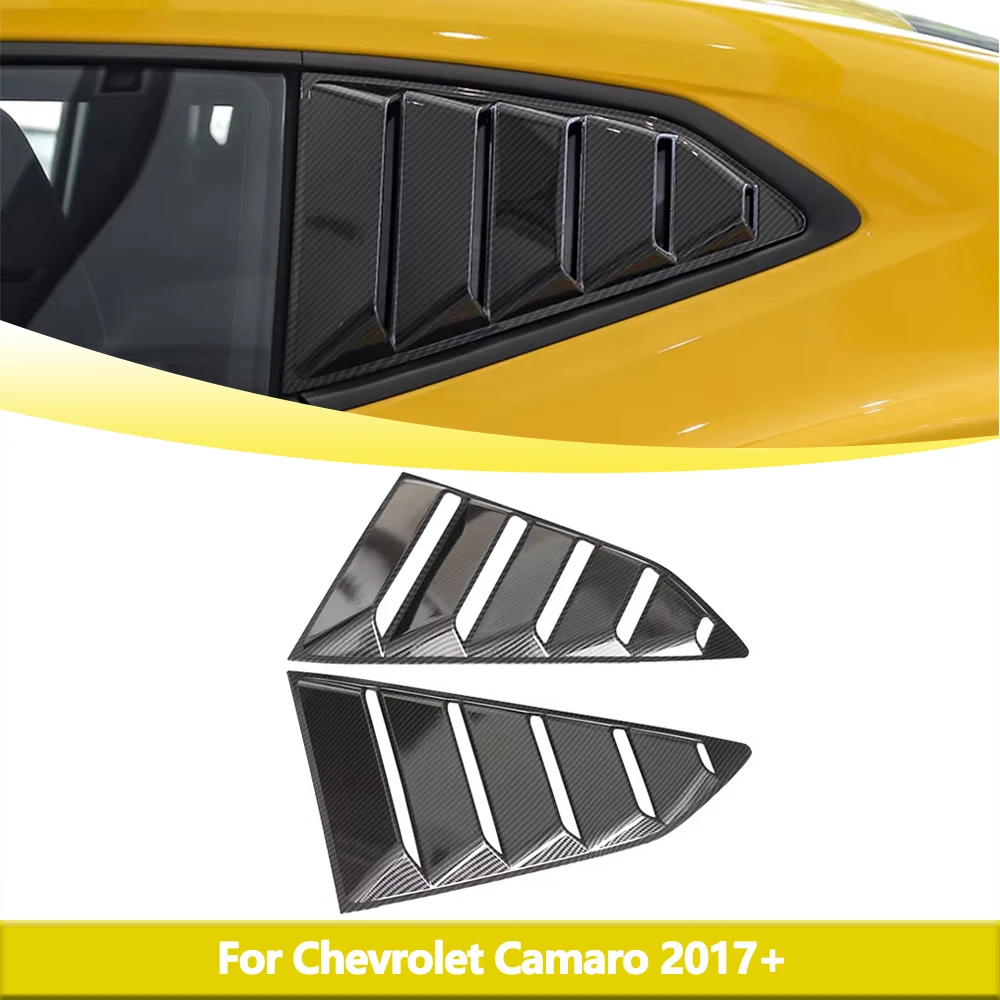 Side Quarter Window Blind Vent Louvers Decoration Cover Trim for Chevrolet Camaro 2017-2023 Car Exterior Accessories ABS Black
Side Quarter Window Blind Vent Louvers Decoration Cover Trim for Chevrolet Camaro 2017-2023 Car Exterior Accessories ABS Black