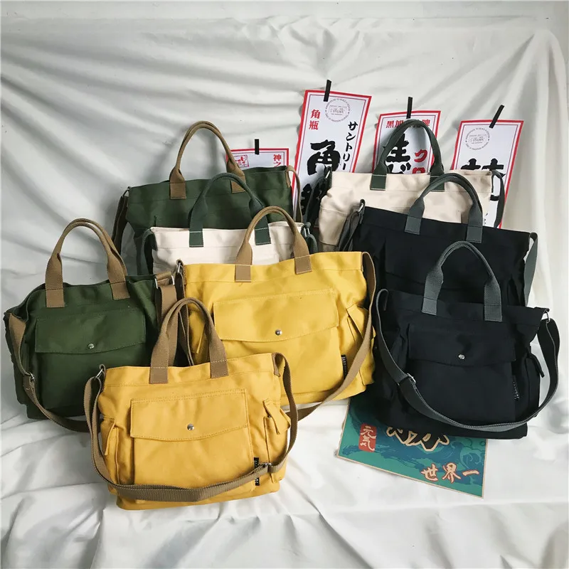 Women's Canvas Tote Bags Casual Canvas Messenger Bag with Large Capacity Canvas Shoulder Bag for School Shopping Work Travel
Women's Canvas Tote Bags Casual Canvas Messenger Bag with Large Capacity Canvas Shoulder Bag for School Shopping Work Travel