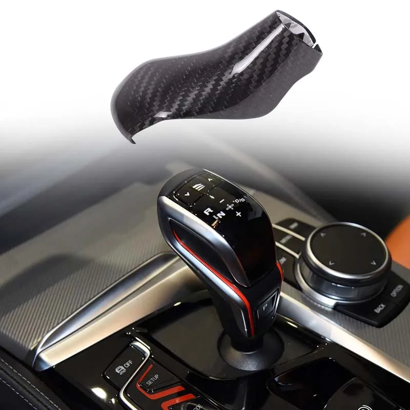 Real carbon fiber For BMW F90 M5 F97 X3M F98 X4M 2018-2024 Car Shift Gear Knob Trim Cover Car interior protection accessories
Real carbon fiber For BMW F90 M5 F97 X3M F98 X4M 2018-2024 Car Shift Gear Knob Trim Cover Car interior protection accessories