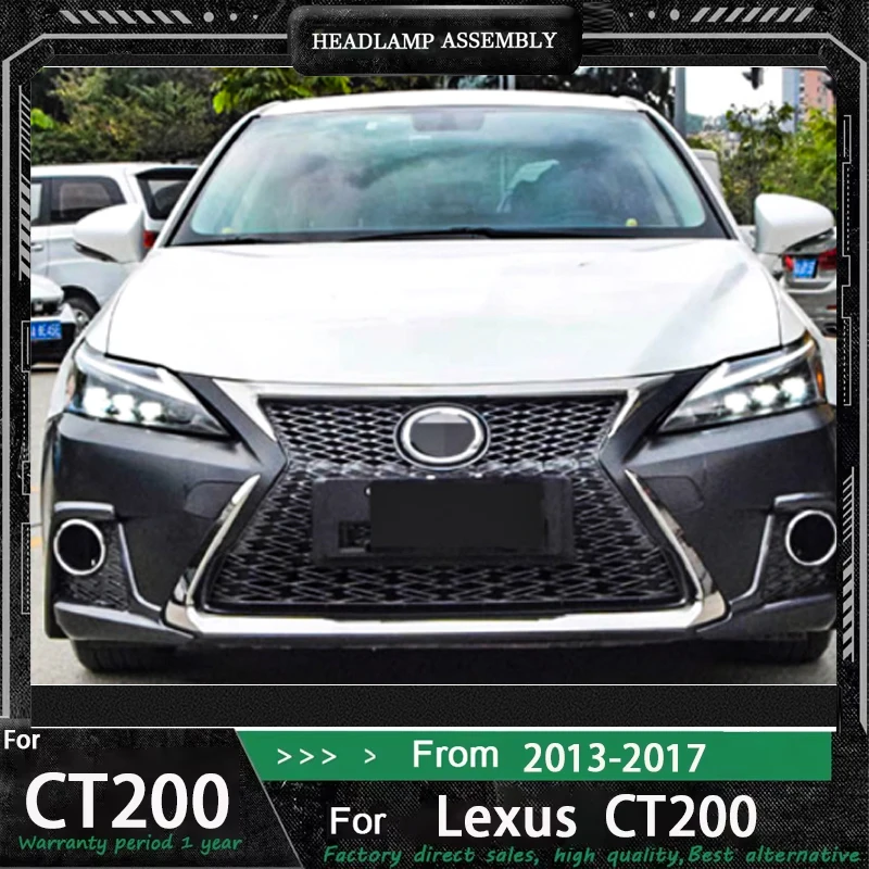 Headlights For Lexus CT200 2013-2017 CT200H Projector Lens DRL Head Lamp Dynamic LED Day Running Light Car Accessories
Headlights For Lexus CT200 2013-2017 CT200H Projector Lens DRL Head Lamp Dynamic LED Day Running Light Car Accessories