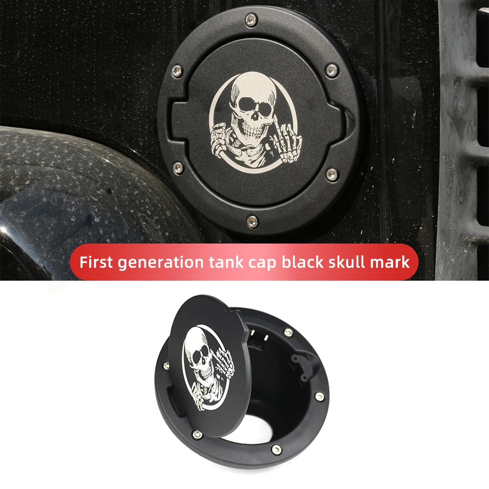 JK Fuel Tank Cap Skull Fits Wrangler 2007-2018 JK JKU's Fuel Tank Filler Cap Aluminum Fuel Tank Door Exterior Accessories
JK Fuel Tank Cap Skull Fits Wrangler 2007-2018 JK JKU's Fuel Tank Filler Cap Aluminum Fuel Tank Door Exterior Accessories