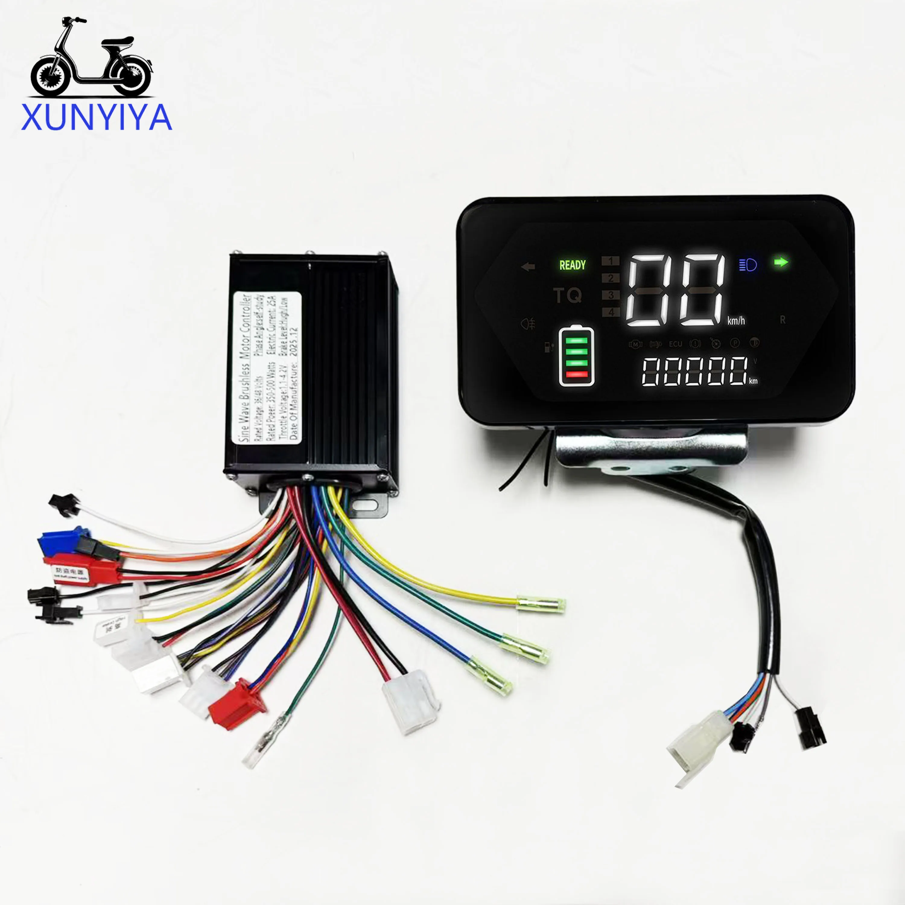 Контроллер синусоидального бесщеточного двигателя 25А 36В/48В 350Вт-500Вт, 6-трубный, с дисплеем состояния питания/скорости/кодов неисправностей для электровелосипедов и трициклов
Контроллер синусоидального бесщеточного двигателя 25А 36В/48В 350Вт-500Вт, 6-трубный, с дисплеем состояния питания/скорости/кодов неисправностей для электровелосипедов и трициклов