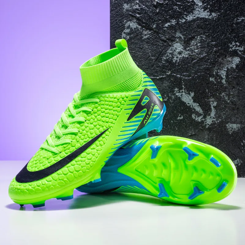 Hot Selling Fashion Green Men's Football Boots Unisex Professional Soccer Cleats Men Breathable Socks Futsal Shoes Man Trainers
Hot Selling Fashion Green Men's Football Boots Unisex Professional Soccer Cleats Men Breathable Socks Futsal Shoes Man Trainers
