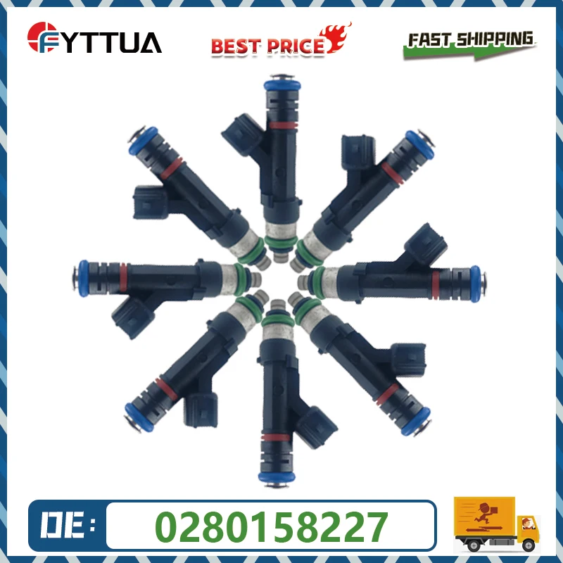 8pcs High Quality Fuel Injector 0280158227 BR3E-E5A For Ford F-150 Mustang 5.0L 5.2L V8 2011-2018
8pcs High Quality Fuel Injector 0280158227 BR3E-E5A For Ford F-150 Mustang 5.0L 5.2L V8 2011-2018