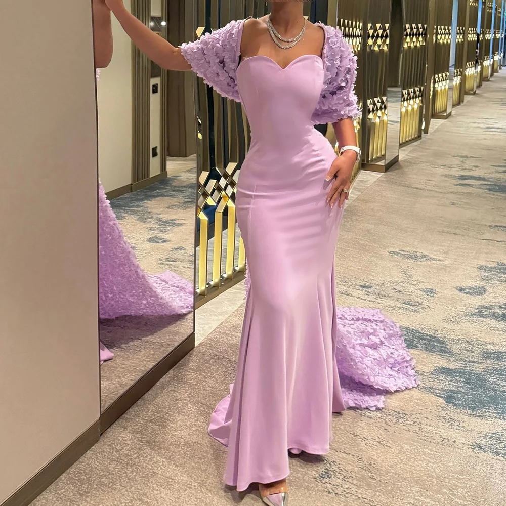 Customized Mermaid Prom Dresses Floor-Length Off The Shoulder Sleeveless Evening Gown Simple Fashion Flowers Draped Party Gown
Customized Mermaid Prom Dresses Floor-Length Off The Shoulder Sleeveless Evening Gown Simple Fashion Flowers Draped Party Gown