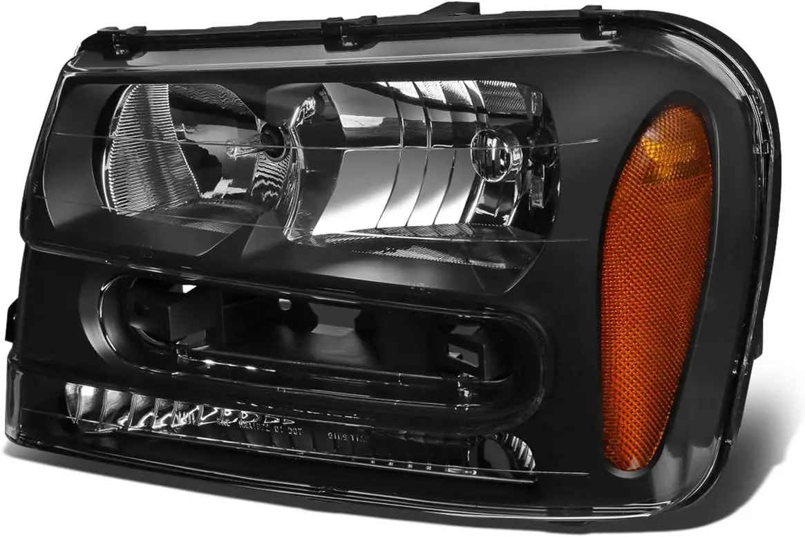 GM2502213 OE Style Driver/Left Side Black Housing Headlight Lamp Compatible with Chevy Traiblazer EXT 02-09
GM2502213 OE Style Driver/Left Side Black Housing Headlight Lamp Compatible with Chevy Traiblazer EXT 02-09