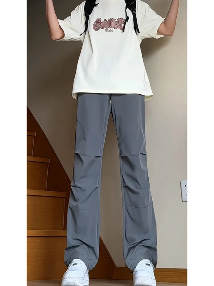 Американские летние тонкие быстросохнущие брюки-карго из ледяного шелка для мужчин, повседневные прямые брюки с функцией складывания
Американские летние тонкие быстросохнущие брюки-карго из ледяного шелка для мужчин, повседневные прямые брюки с функцией складывания