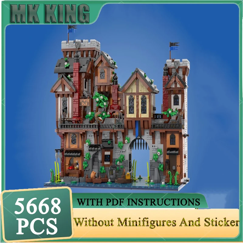 Medieval Castle Model Moc Building Blocks Medieval Workshop Model Technology Brick DIY Assembly Construction Holiday Set Toys
Medieval Castle Model Moc Building Blocks Medieval Workshop Model Technology Brick DIY Assembly Construction Holiday Set Toys