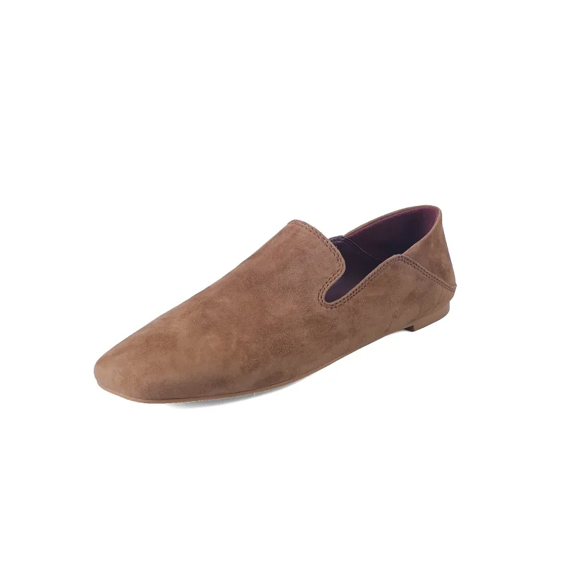Women Flats Spring Loafers Sheepsuede Real Leather Round Toe Women Flat Shoes Handmade Slip-On Vintage Loafers Casual Walk Shoes
Women Flats Spring Loafers Sheepsuede Real Leather Round Toe Women Flat Shoes Handmade Slip-On Vintage Loafers Casual Walk Shoes