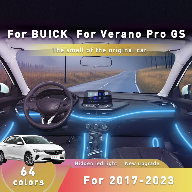 FILIPLI для BUICK VERANO PRO GS для 2017-2023 Smart 64 RGB цветная автомобильная самоклеящаяся световая полоса с управлением через Bluetooth
FILIPLI для BUICK VERANO PRO GS для 2017-2023 Smart 64 RGB цветная автомобильная самоклеящаяся световая полоса с управлением через Bluetooth