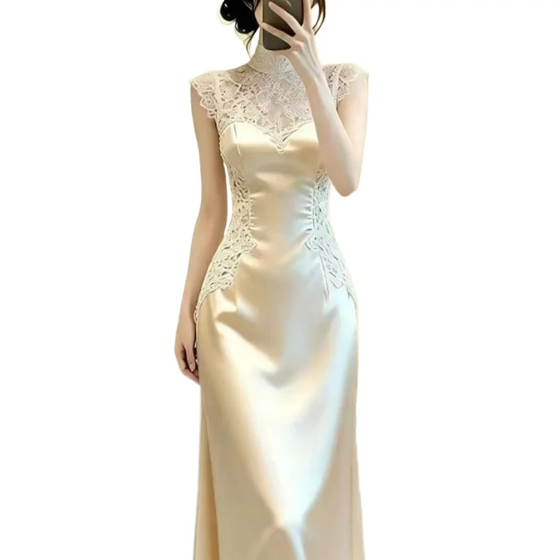 New Light Luxury Style Heavy Craftsmanship Elegant Dress for Women Maxi Dress with A Cinched Waist Slimming Elegant Gown Dress
New Light Luxury Style Heavy Craftsmanship Elegant Dress for Women Maxi Dress with A Cinched Waist Slimming Elegant Gown Dress