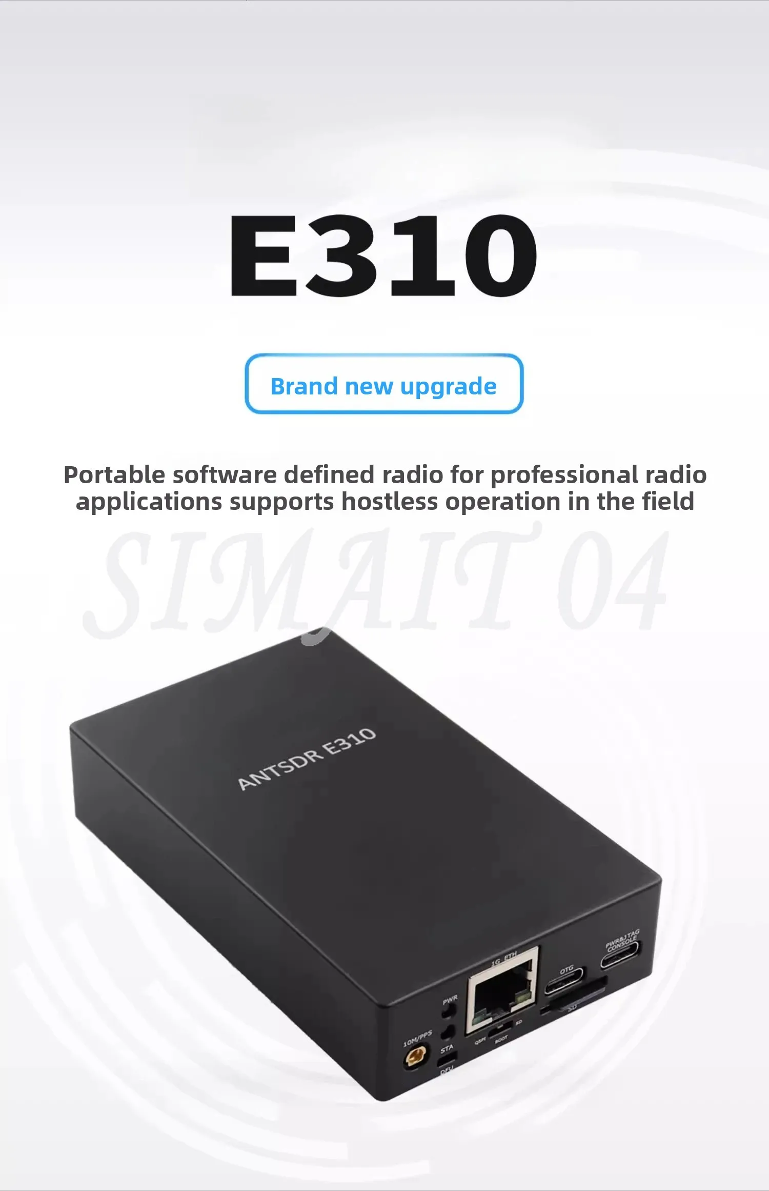 E310-9363 AD9361 ZYNQ7020 Pluto Openwifi E310
E310-9363 AD9361 ZYNQ7020 Pluto Openwifi E310