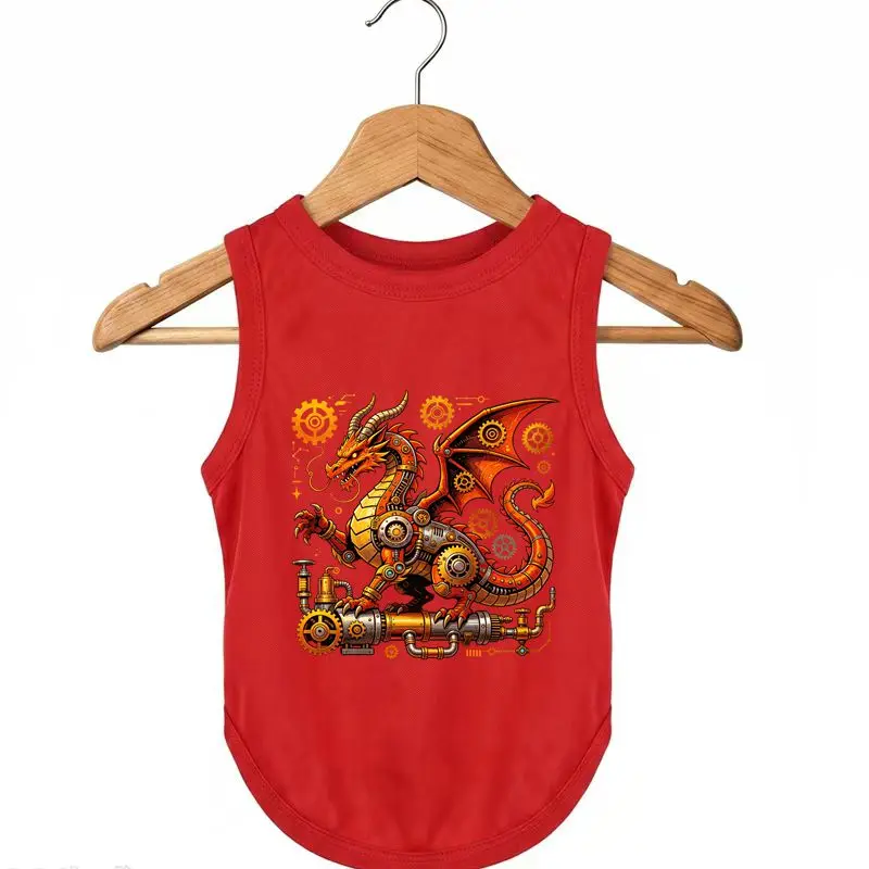 Dog Summer Cool Vest Mechanical Dragon Breathable Sleeveless Pet Tee Small Breed Apparel
Dog Summer Cool Vest Mechanical Dragon Breathable Sleeveless Pet Tee Small Breed Apparel