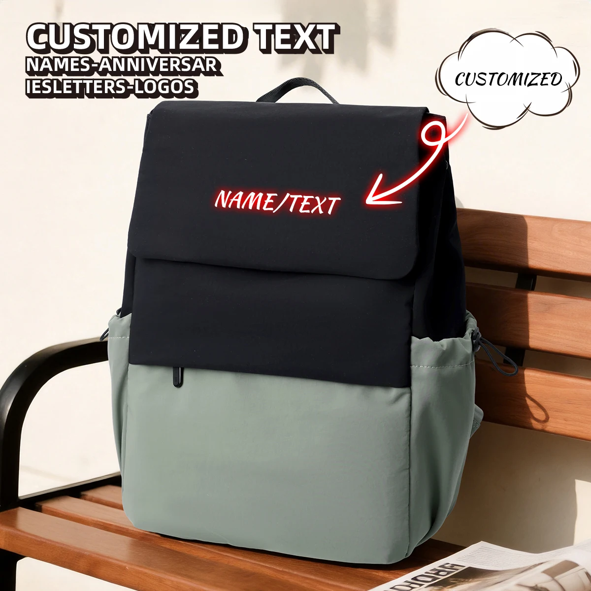 Logo Customized Backpack for Men 15.6inch Laptop Business Backpack for Business Trips, Travel, Work, Leisure, Large Capacity School Bag, Personalized DIY
Logo Customized Backpack for Men 15.6inch Laptop Business Backpack for Business Trips, Travel, Work, Leisure, Large Capacity School Bag, Personalized DIY
