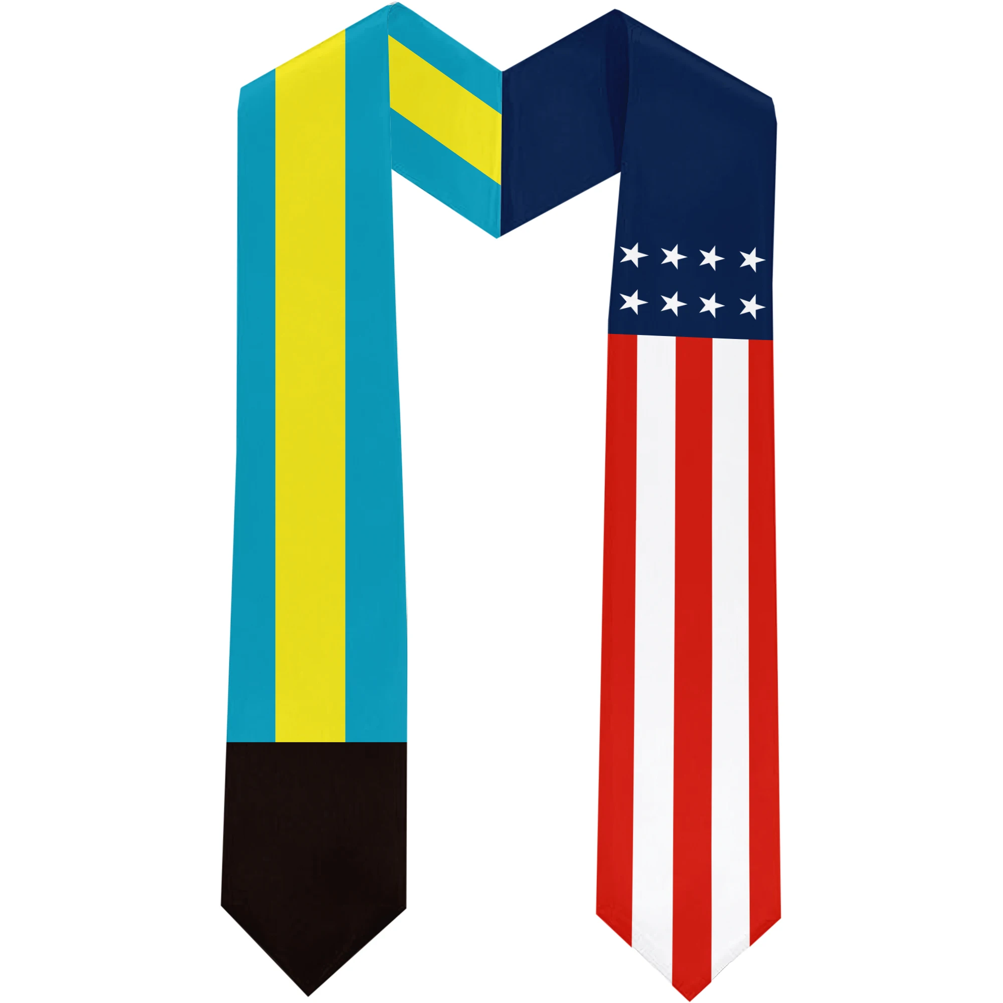 13x180cm USA And Bahamas Flag Graduation Sash Bachelor Gown Accessory Graduation Sash Scarf
13x180cm USA And Bahamas Flag Graduation Sash Bachelor Gown Accessory Graduation Sash Scarf