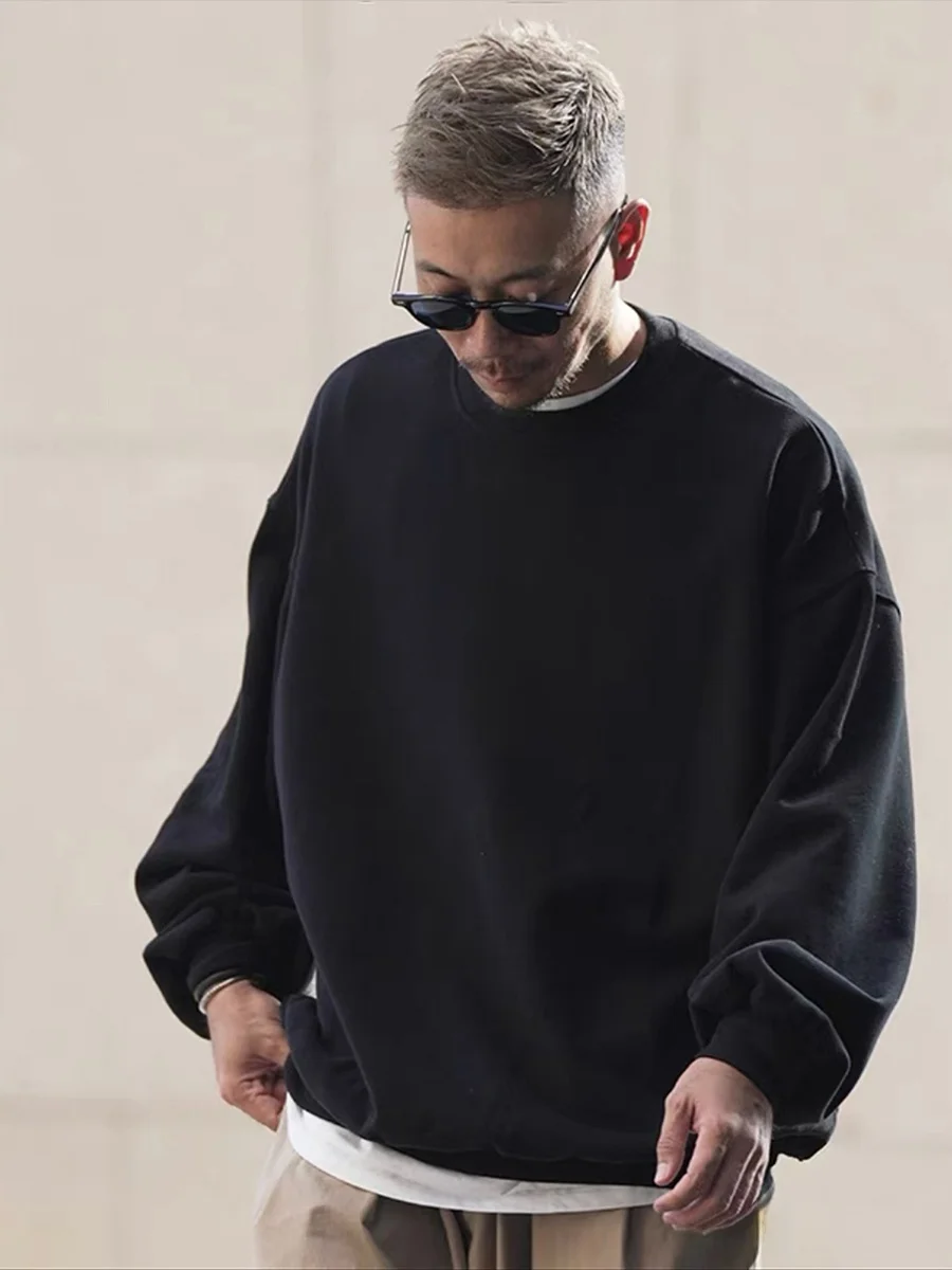 Loose Fit Men's Hoodl Sweatirt round Ne Fce Lined Casual Long Sve Thermal Heavy Weight Autumn Winter Streetwear
Loose Fit Men's Hoodl Sweatirt round Ne Fce Lined Casual Long Sve Thermal Heavy Weight Autumn Winter Streetwear