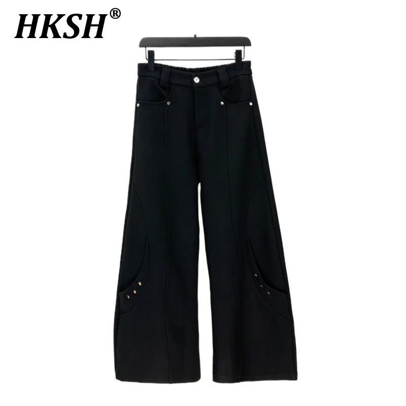 HKSH Spring Autumn New Man's Dark American Retro High Sense Casual Pants Rivet Straight Trendy Versatile Casual Chic Ins HK6110
HKSH Spring Autumn New Man's Dark American Retro High Sense Casual Pants Rivet Straight Trendy Versatile Casual Chic Ins HK6110