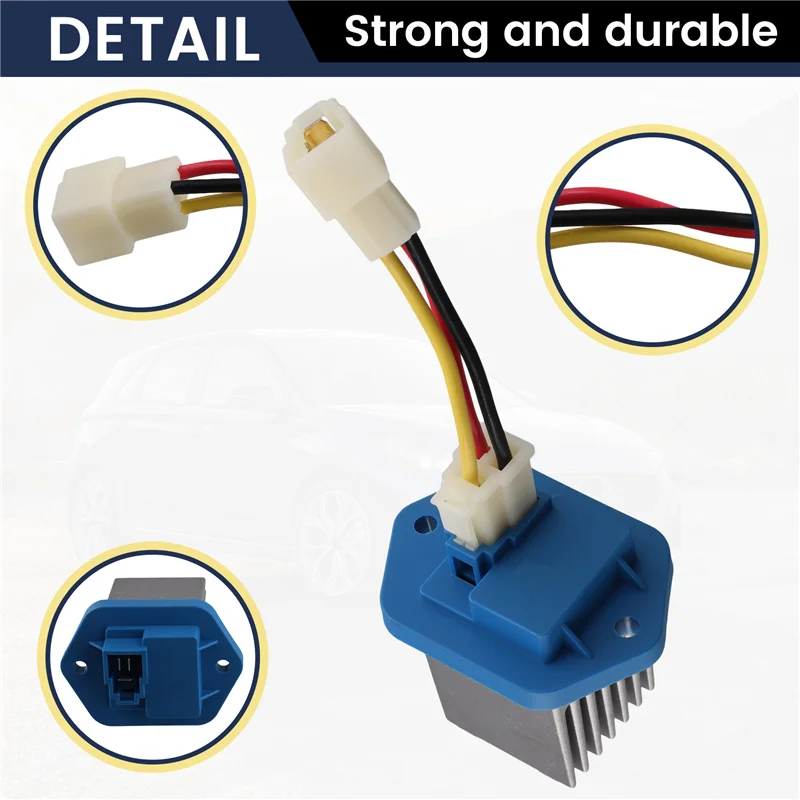 HVAC Blower Motor Resistor For Hyundai Tucson 2.7L 2005-2006 97179-2D200 971792D200
HVAC Blower Motor Resistor For Hyundai Tucson 2.7L 2005-2006 97179-2D200 971792D200