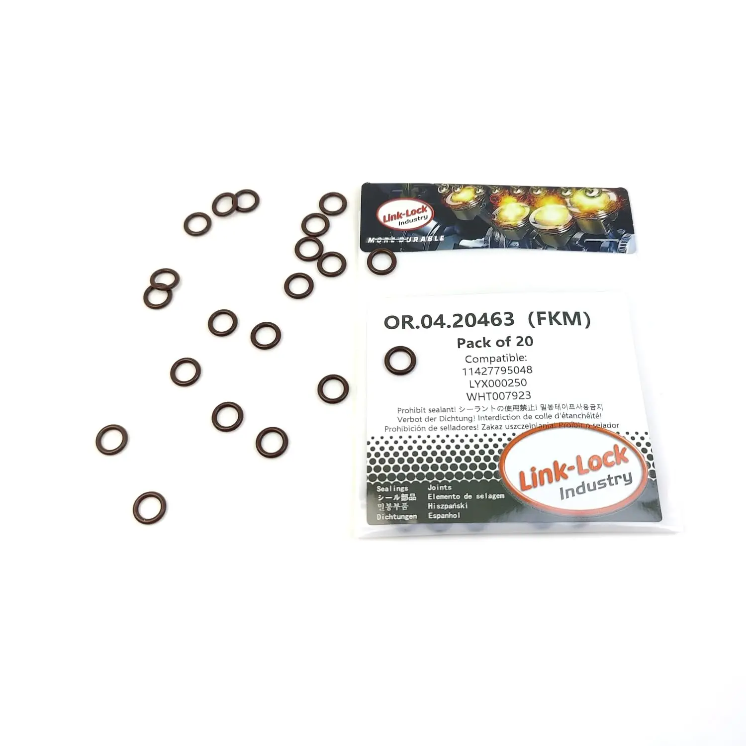 LINK-LOCK 20PCS OR.04.20463 FKM Viton Sealing O-Ring Kit of Vacuum Pump/Supercharger 11427795048 LYX000250 WHT007923 for BMW for
LINK-LOCK 20PCS OR.04.20463 FKM Viton Sealing O-Ring Kit of Vacuum Pump/Supercharger 11427795048 LYX000250 WHT007923 for BMW for