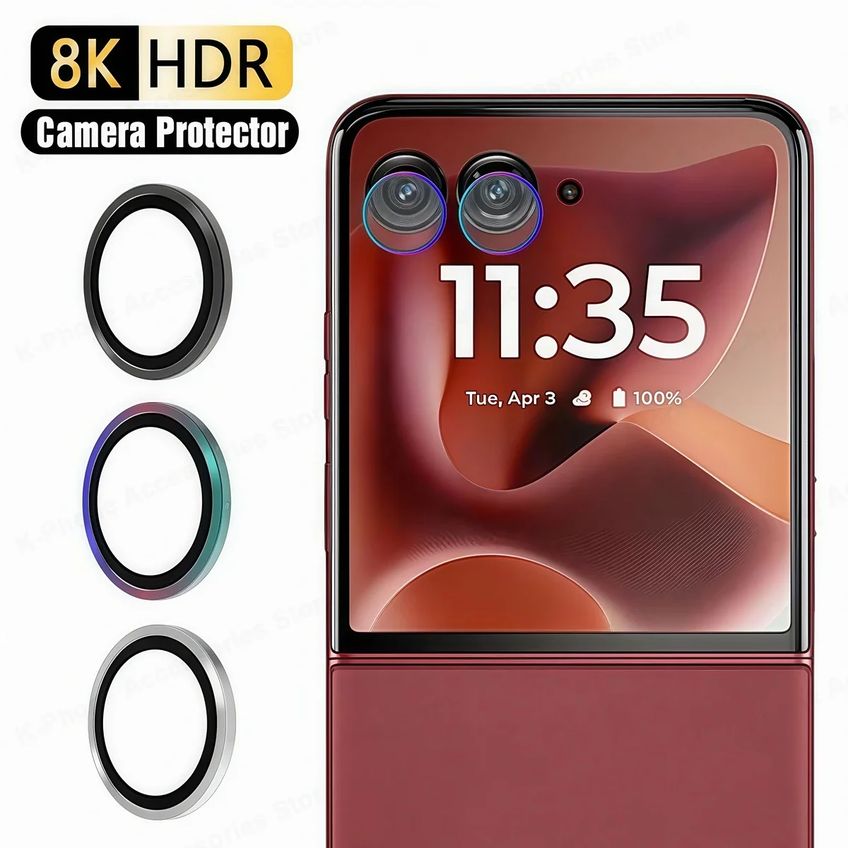 Metal Camera Glass Protector For Motorola Razr 60 Ultra 50 RAZR Plus 2025 2024 RAZR60 Rear Alloy Frame Lens Ring Cover Lens Cap
Metal Camera Glass Protector For Motorola Razr 60 Ultra 50 RAZR Plus 2025 2024 RAZR60 Rear Alloy Frame Lens Ring Cover Lens Cap