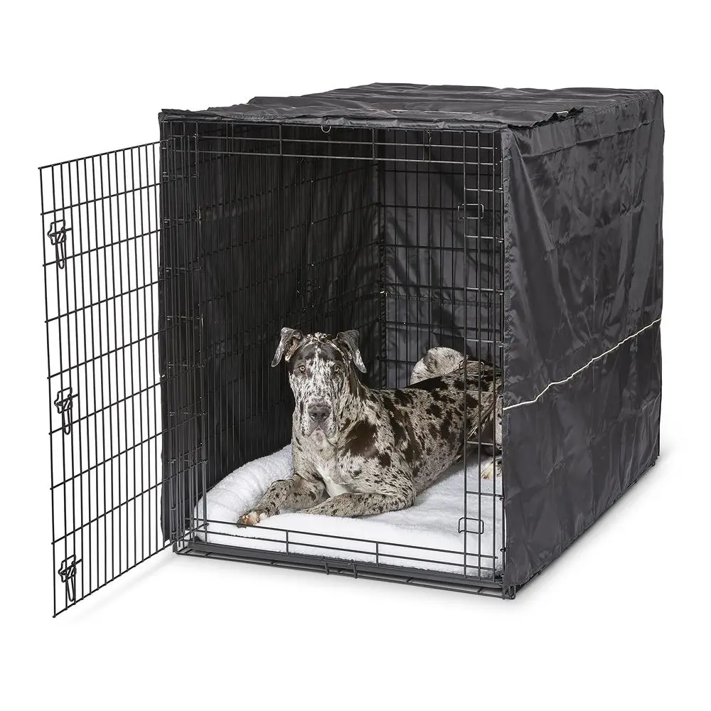 XXL Dog Crate Cover, Black Polyester Privacy Kennel Cover Fits Most Giant 54Inch Crates, Machine Washable, Reduces Barking amp
XXL Dog Crate Cover, Black Polyester Privacy Kennel Cover Fits Most Giant 54Inch Crates, Machine Washable, Reduces Barking amp