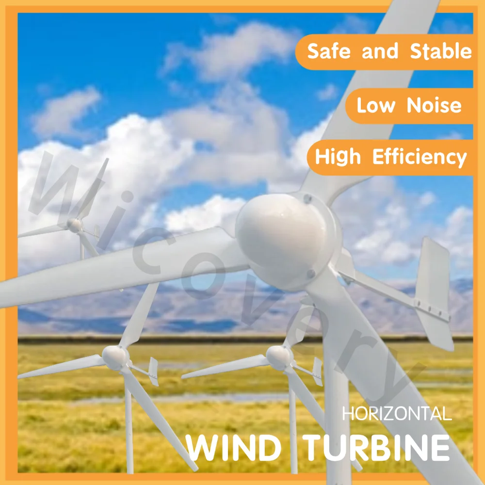 New Energy Horizontal Wind Turbine Generator 10000W-30000W 3 Blades Windmill Electric Generator 120V 220V 420V Home Appliance
New Energy Horizontal Wind Turbine Generator 10000W-30000W 3 Blades Windmill Electric Generator 120V 220V 420V Home Appliance