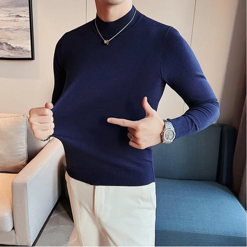 Brand Clothing Men High Quality Casual Knit Sweaters/Male Slim Fashion Collar Pullover British Style Man Shirt S-4XL
Brand Clothing Men High Quality Casual Knit Sweaters/Male Slim Fashion Collar Pullover British Style Man Shirt S-4XL