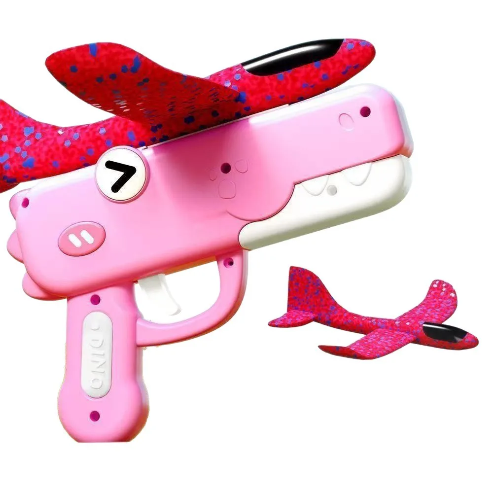 Kids Dinosaur Airplane Launcher Toy Outdoor Flying Glider Catapult Gun Children Interactive Birthday Gift Fun Outdoor Game Toys
Kids Dinosaur Airplane Launcher Toy Outdoor Flying Glider Catapult Gun Children Interactive Birthday Gift Fun Outdoor Game Toys