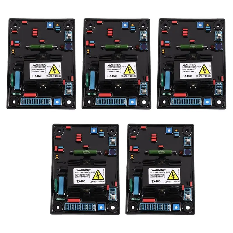 5X AVR SX460-A SX 460-A 460 With Red Capacitor Soft Glue Better Quality Accessories Automatic Voltage Regulator-A08Q
5X AVR SX460-A SX 460-A 460 With Red Capacitor Soft Glue Better Quality Accessories Automatic Voltage Regulator-A08Q
