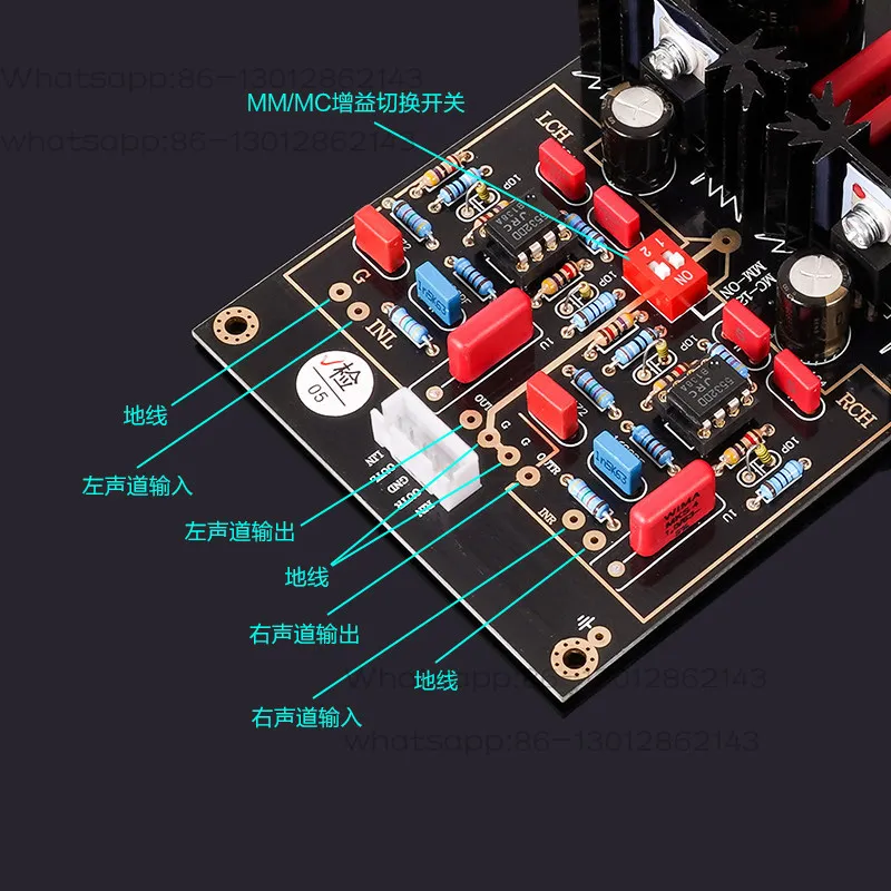 NEW 1PCS Line singing vinyl phonograph MM MC head singing board Head amplifier finished board
NEW 1PCS Line singing vinyl phonograph MM MC head singing board Head amplifier finished board