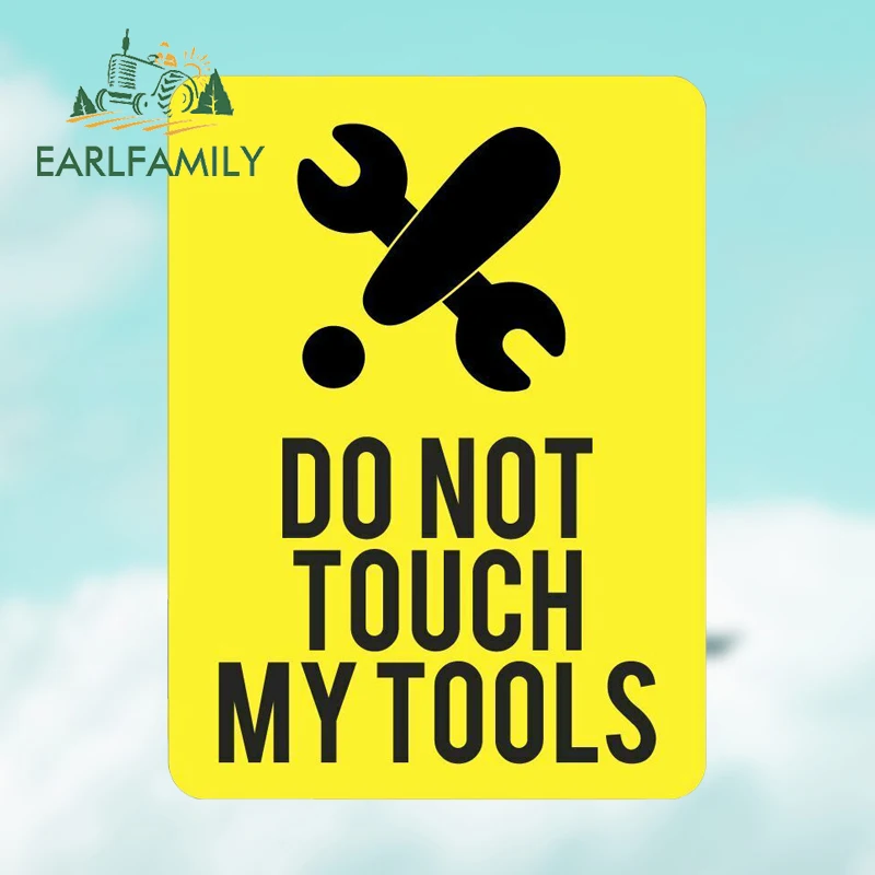 EARLFAMILY For Do Not Touch My Tool Waterproof Decal Car Stickers Custom Printing Occlusion Scratch SUV Decoration Car Gadget
EARLFAMILY For Do Not Touch My Tool Waterproof Decal Car Stickers Custom Printing Occlusion Scratch SUV Decoration Car Gadget