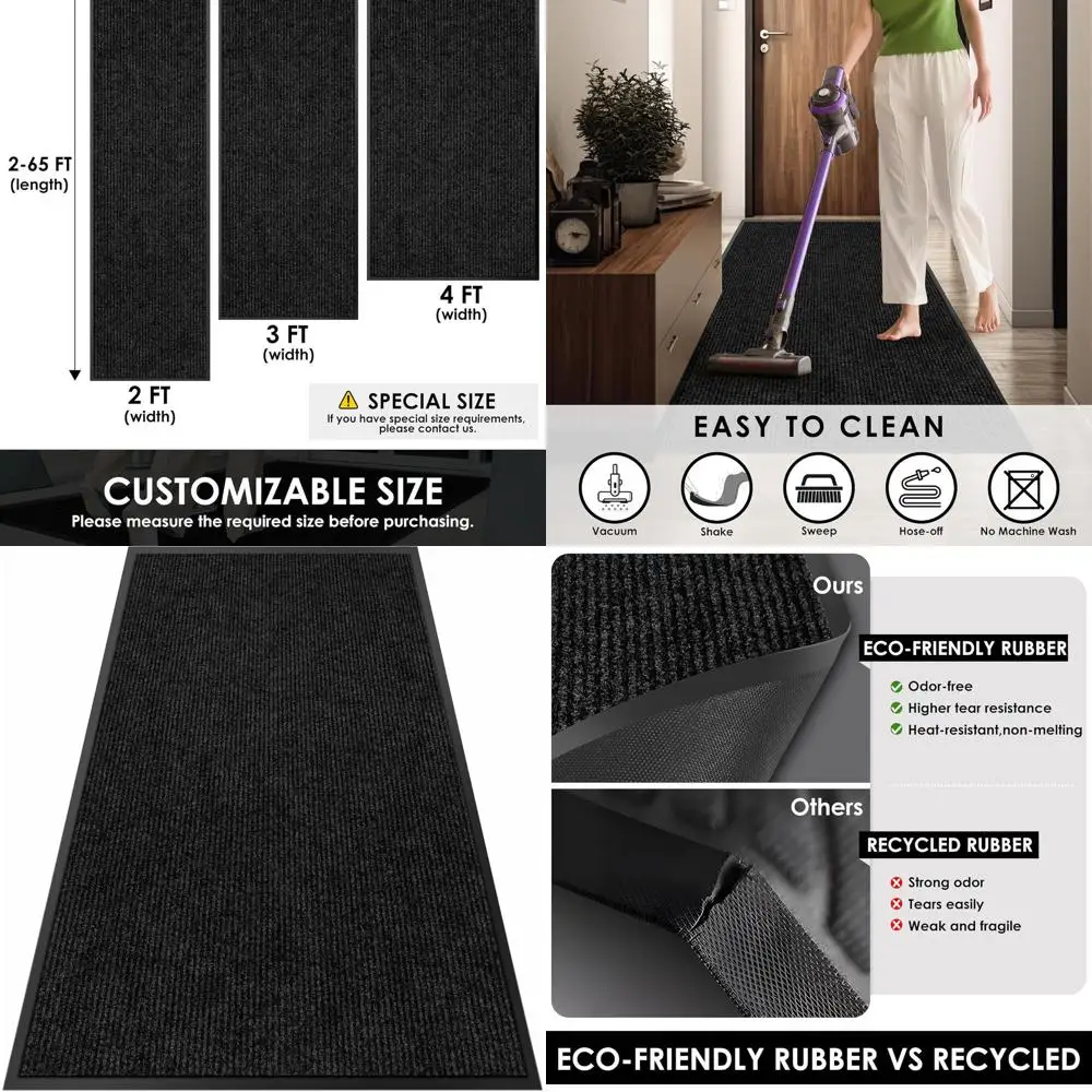 Customizable Heavy-Duty Indoor/Outdoor Entrance Mat with Non-Slip Rubber Backing for High Traffic Areas
Customizable Heavy-Duty Indoor/Outdoor Entrance Mat with Non-Slip Rubber Backing for High Traffic Areas