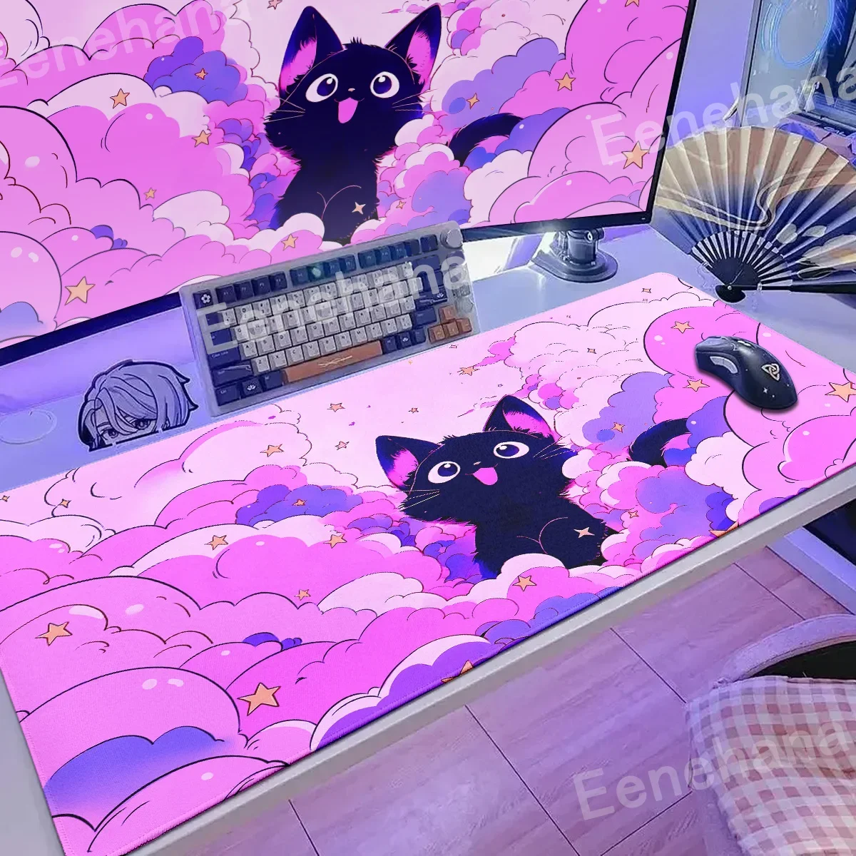 Kawaii Black Cat Clouds Коврик для клавиатуры и мыши, розовый настольный коврик для ПК, геймера, офиса, домашнего стола, аксессуары Kirby Playmat Dota B
Kawaii Black Cat Clouds Коврик для клавиатуры и мыши, розовый настольный коврик для ПК, геймера, офиса, домашнего стола, аксессуары Kirby Playmat Dota B
